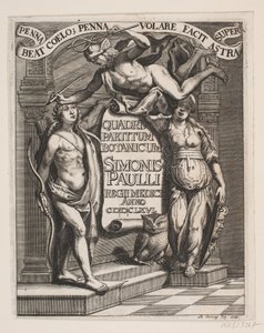 Titelblad til Simon Paulli, "Quadripartitum Botanicum", 1667