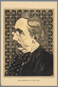 Johan Braakensiek av Albert Hahn (titel på objekt)