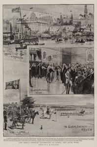 Firandet av drottningens födelsedag i Sydney, New South Wales av Albert Henry Fullwood
