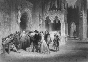 Den första läsningen av den engelska bibeln, 1845
