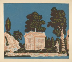 Tapeter för Bandbox Covering, c. 1937.