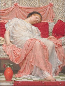 Jasmine (olja på duk) av Albert Joseph Moore
