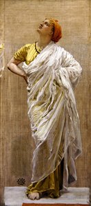 Fågelstudie, ca 1878 (olja och blyerts på två dukar) av Albert Joseph Moore