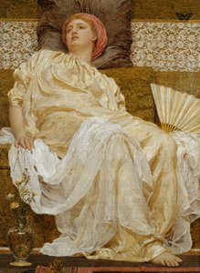 Gula margueriter, 1881 av Albert Joseph Moore