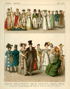 Franska och tyska dräkter 1804-1830 av Albert Kretschmer