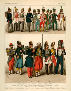 Diverse dräkter 1834-1864 av Albert Kretschmer
