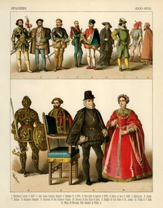 Kihispania Costume 1500-1600swed