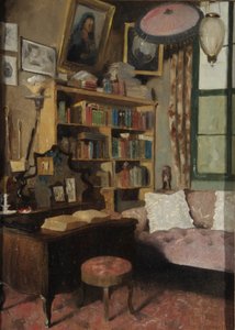Hörn av Sir Richard Burtons studie, 1889