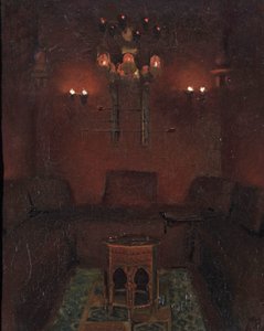 Interiör av Sir Richard Burtons kapell, 1889