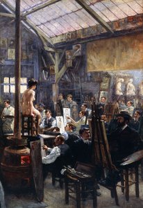 I studion, av Albert Lynch