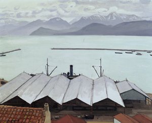 Bougie, Algeriets hamn (olja på duk) av Albert Marquet