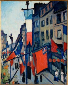 14 juli i Le Havre av Albert Marquet