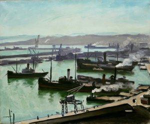 Hamnen i Alger av Albert Marquet