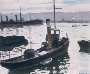 Hamnen i Alger av Albert Marquet