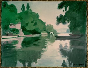 Landskap i Chenevières av Albert Marquet