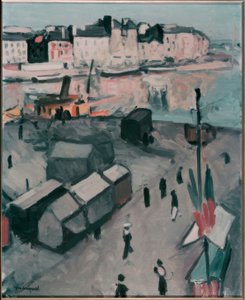 Hamnen i Le Havre av Albert Marquet