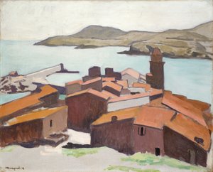 Utsikt över Collioure av Albert Marquet