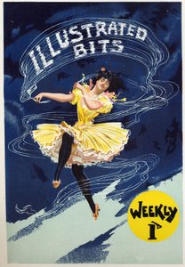 Cancan dansare av Albert Morrow