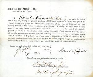 Lojalitetsed av Albert Nelgner från Missouri, County of St.Louis av Albert Nelgner