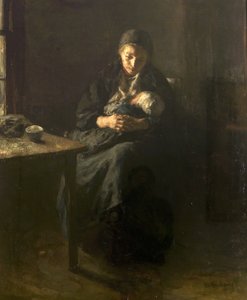 Moderlig kärlek (sorg), c.1857