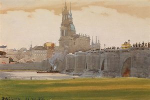 Utsikt över Dresden, 1898