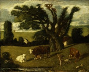 Pastoral studie av Albert Pinkham Ryder
