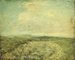 The Essex Canal, c.1896 (olja på duk monterad ombord) av Albert Pinkham Ryder