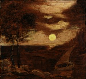 De älskandes båt av Albert Pinkham Ryder