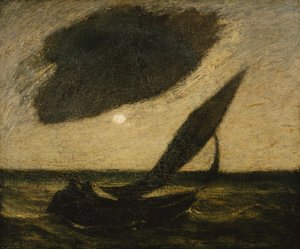 Under ett moln, ca. 1900. av Albert Pinkham Ryder
