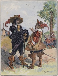 Illustration för Le Capitaine Bellormeau av och illustrerad av A Robida av Albert Robida