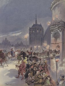 Mottagning av Charles-Quint på Amboise