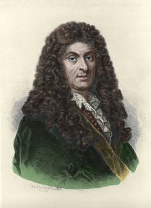 Porträtt av Henry Purcell (1659-1695), engelsk kompositör baserat på teckningen av Albert Rosenthal.