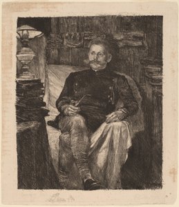 Franz Rose i hans studie av Albert Welti