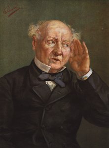 Hörsel (färglitografi) av Albert William Holden