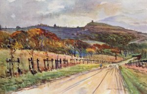 Rivington, nära Bolton (färg litho)