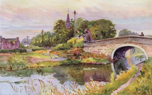 Rufford (färg litho) av Albert Woods