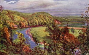 Hästskoböjen, Redscar (färg litho)