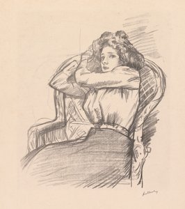 Namnlös ("Babette") av Albert de Belleroche