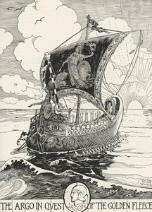 Jason och argonauterna på Argo av Albertine Randall Wheelan