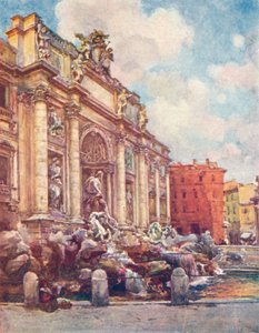 Fontänen i Trevi, c1905 av Alberto Pisa