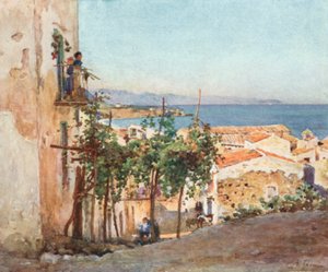 Gata i Cefalu av Alberto Pisa