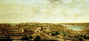 Utsikt över Valletta, Malta