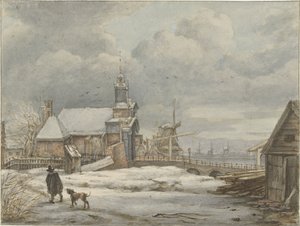 Utsikt över Haarlemmerpoort i Amsterdam