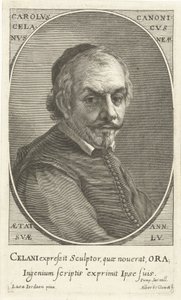 Porträtt av Carolus Celanus av Albertus Clouwet
