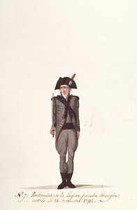 A Pontoneer of the French Foreign Legion, från Coppetiers, 23 november 1792 av Albertus Gregorius