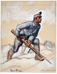 Sydvästfronten av Albin Egger Lienz