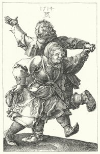 Bondepar dansar av Albrecht (after) Durer or Duerer