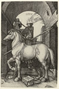 Den lilla hästen av Albrecht (after) Durer or Duerer