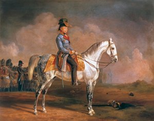 Ridsporträtt av Josef Radetzky (Sedlcany
