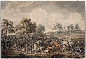 La Grande Armee korsade Daugavafloden (eller västra Dvina) den 24 juli 1812 (den franska armén korsade Daugavafloden den 24 juli